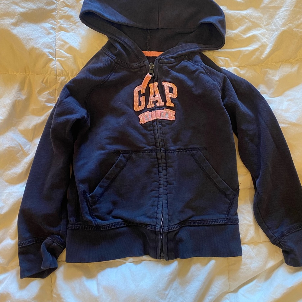 Girls size 5t gap zip up